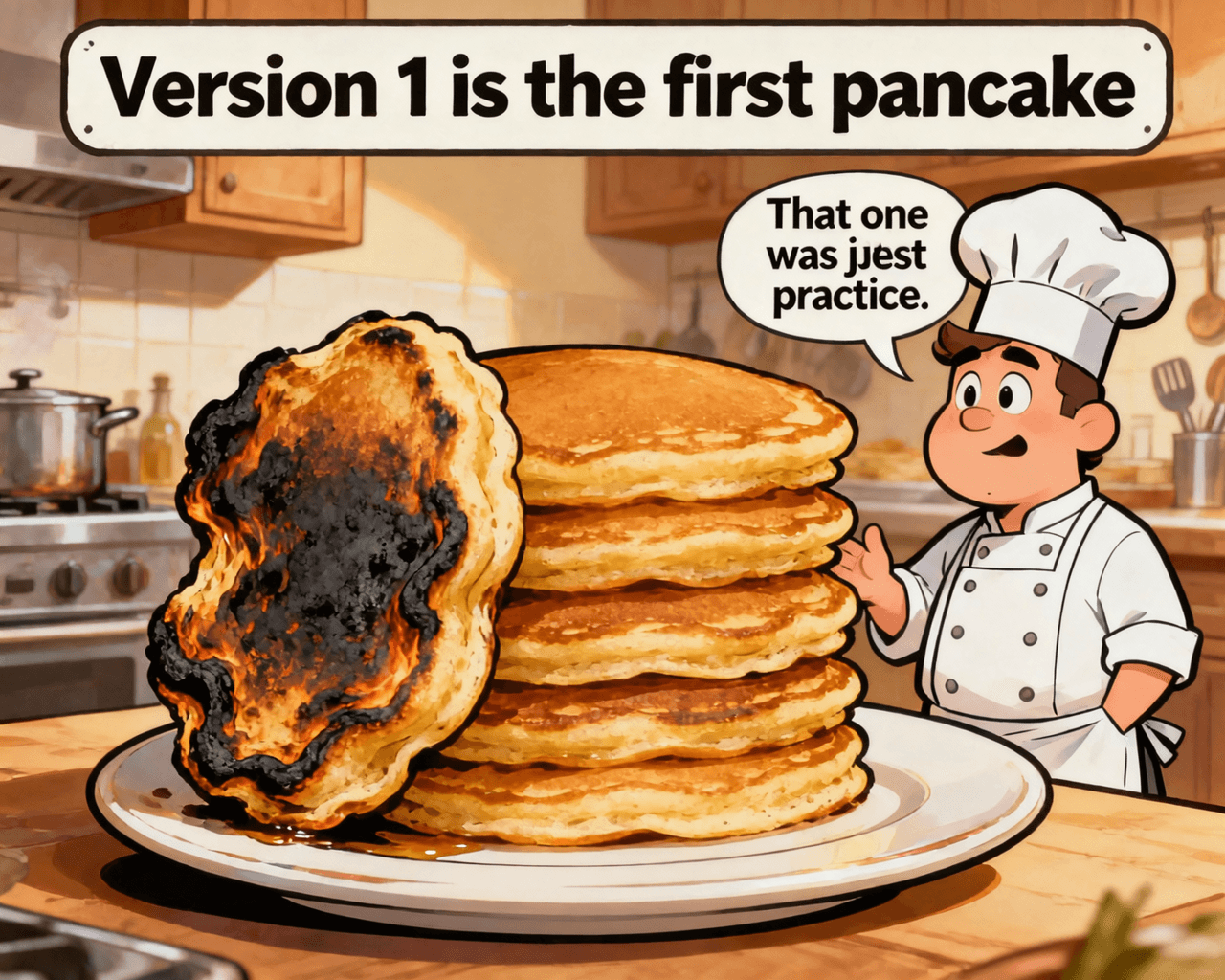 Build to Learn, Then Throw It Away